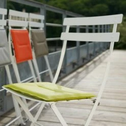 Bistro Outdoor Cushion, Anthracite -Gubi Furni Sales fermob bistro outdoor cushion 2