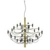 Flos 2097/30 Sarfatti Chandelier LED, Brass -Gubi Furni Sales flos 2097 30 sarfatti chandelier led 2