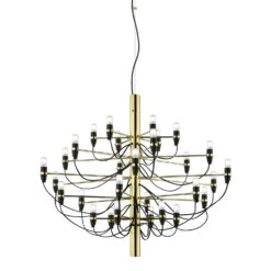Flos 2097/30 Sarfatti Chandelier LED, Brass