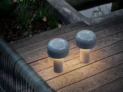 Flos Bellhop Table Lamp Portable, Grey -Gubi Furni Sales flos bellhop table lamp portable 7