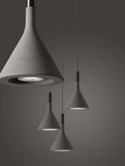 Aplomb Pendant, Grey -Gubi Furni Sales foscarini aplomb suspension g9 3