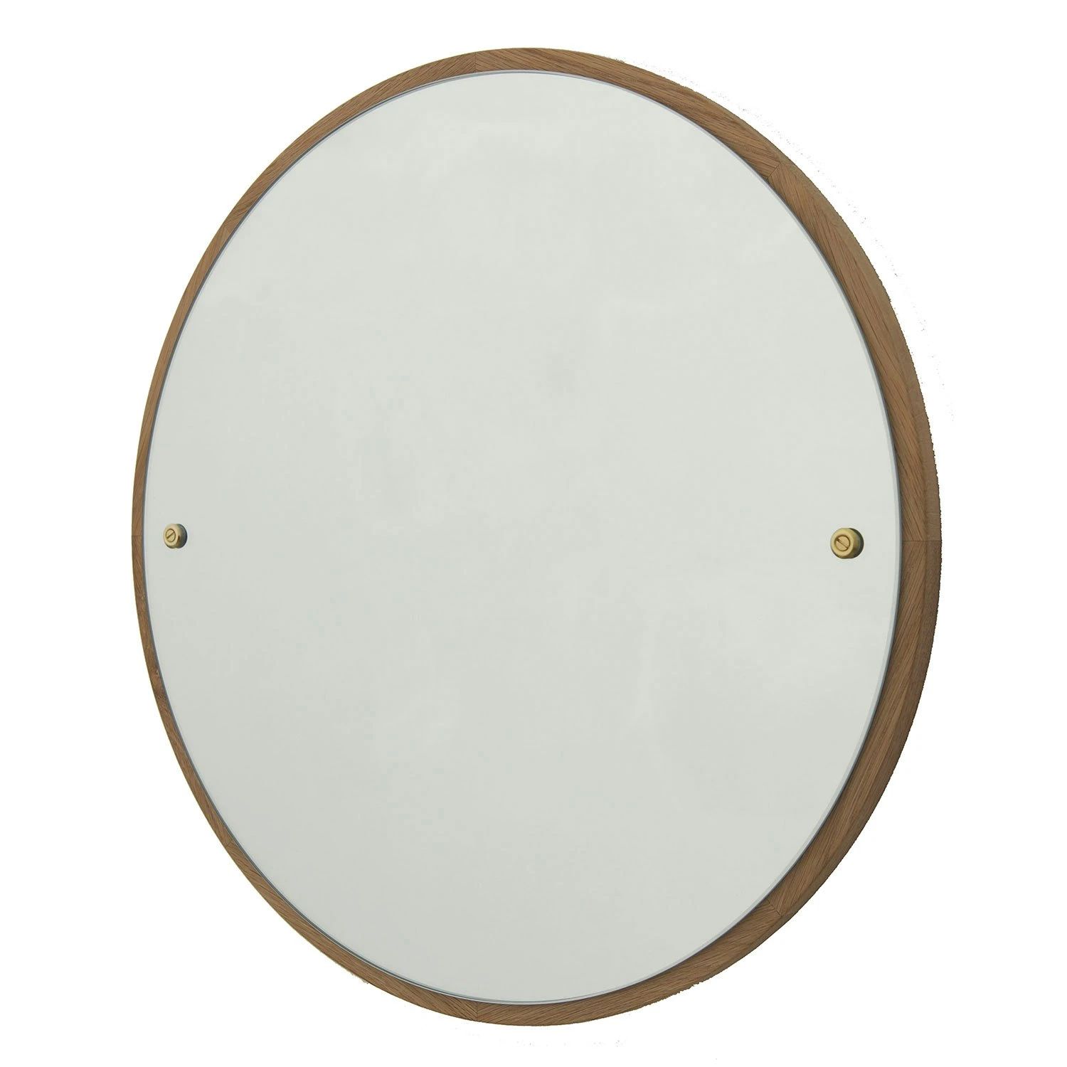 Frama Circle Mirror L, Oak/Brass 3 Frama Circle Mirror L, Oak/Brass