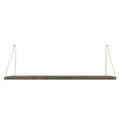 Frama Dark Shelf D20 W60, Brass Brackets