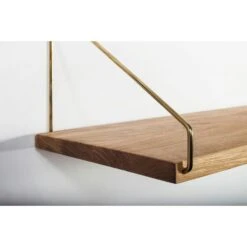 Frama Shelf 80 Shelf, Brass -Gubi Furni Sales frama shelf 80 shelf brass 1