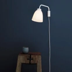Fritz Hansen Caravaggio Read Wall Lamp Ø14 Cm, Opal -Gubi Furni Sales fritz hansen caravaggio read wall lamp 14 cm opal 4