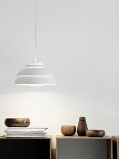 Fritz Hansen Concert P1 Pendant, White -Gubi Furni Sales fritz hansen concert 4