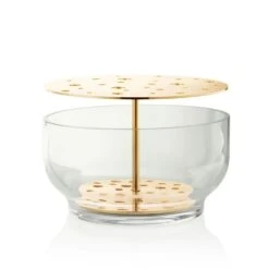 Fritz Hansen Ikebana Large Vase, Brass