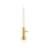 Fritz Hansen Jaime Hayon Candleholder Single No1 H:10.5 Cm, Brass -Gubi Furni Sales fritz hansen jaime hayon candleholder 1 brass 0