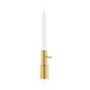 Fritz Hansen Jaime Hayon Candleholder Single No2 H:13 Cm, Brass -Gubi Furni Sales fritz hansen jaime hayon candleholder 2 brass 0