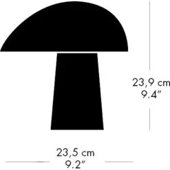 Fritz Hansen Night Owl Table Lamp, Smokey White -Gubi Furni Sales fritz hansen night owl table lamp 1 1