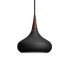 Fritz Hansen Orient Pendant P1 3 M Cord, Black -Gubi Furni Sales fritz hansen orient pendant p1 black 3