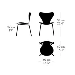 Fritz Hansen Series 7 Children's Chair, Rose -Gubi Furni Sales fritz hansen series 7 childrens chair 1