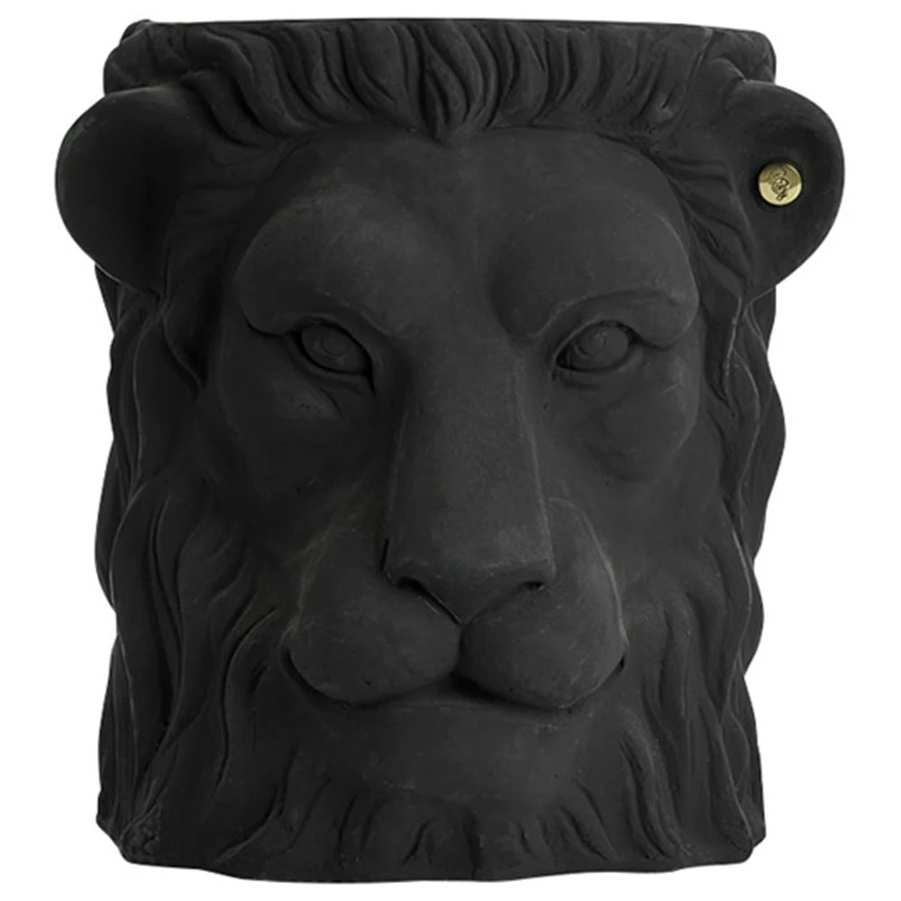 Lion Pot L, Black 3 Lion Pot L, Black