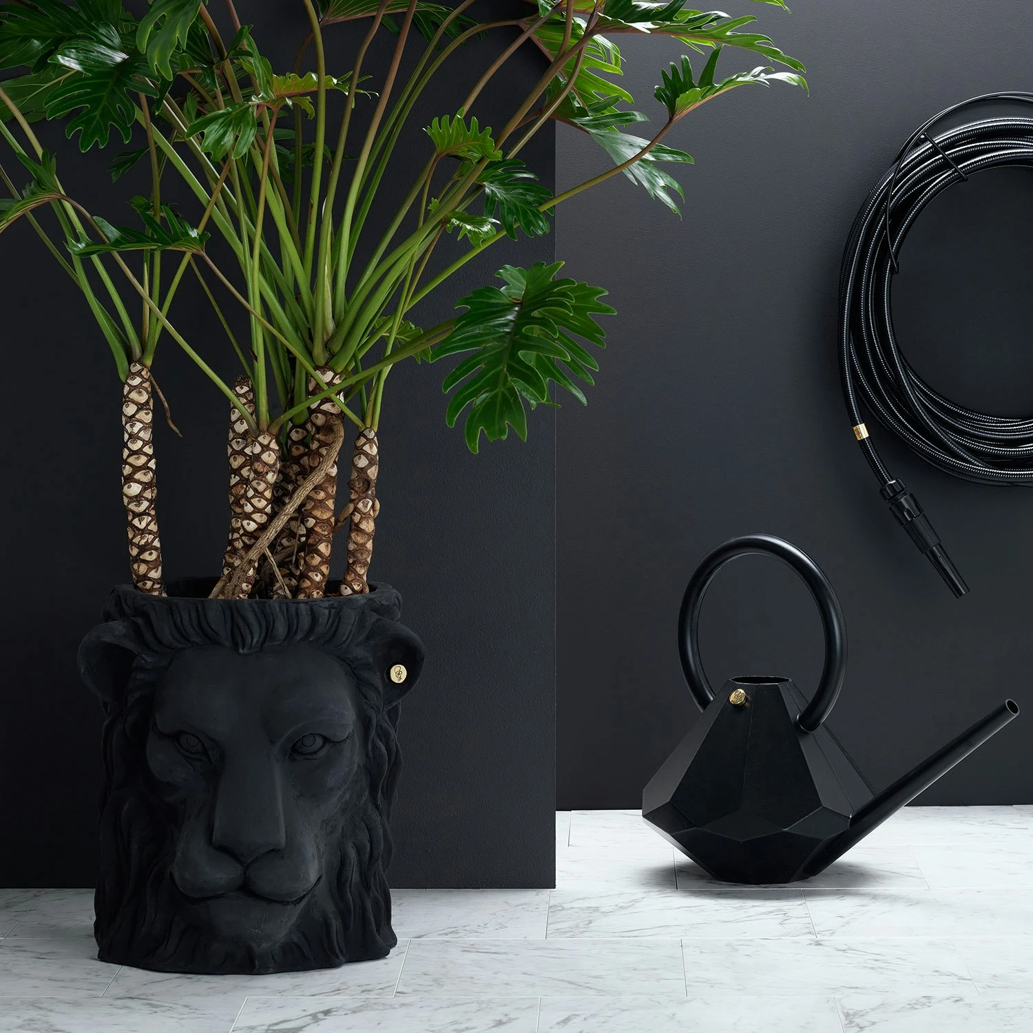 Lion Pot L, Black 4 Lion Pot L, Black - Image 2