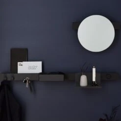 GEJST Flex Shelf For Magnetic Shelf, Black -Gubi Furni Sales gejst flex shelf for magnetic shelf 8