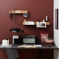 GEJST Flex Wall Shelf Magnetic 40 Cm, Black Oak / Black -Gubi Furni Sales gejst flex wall shelf magnetic 40 cm 2