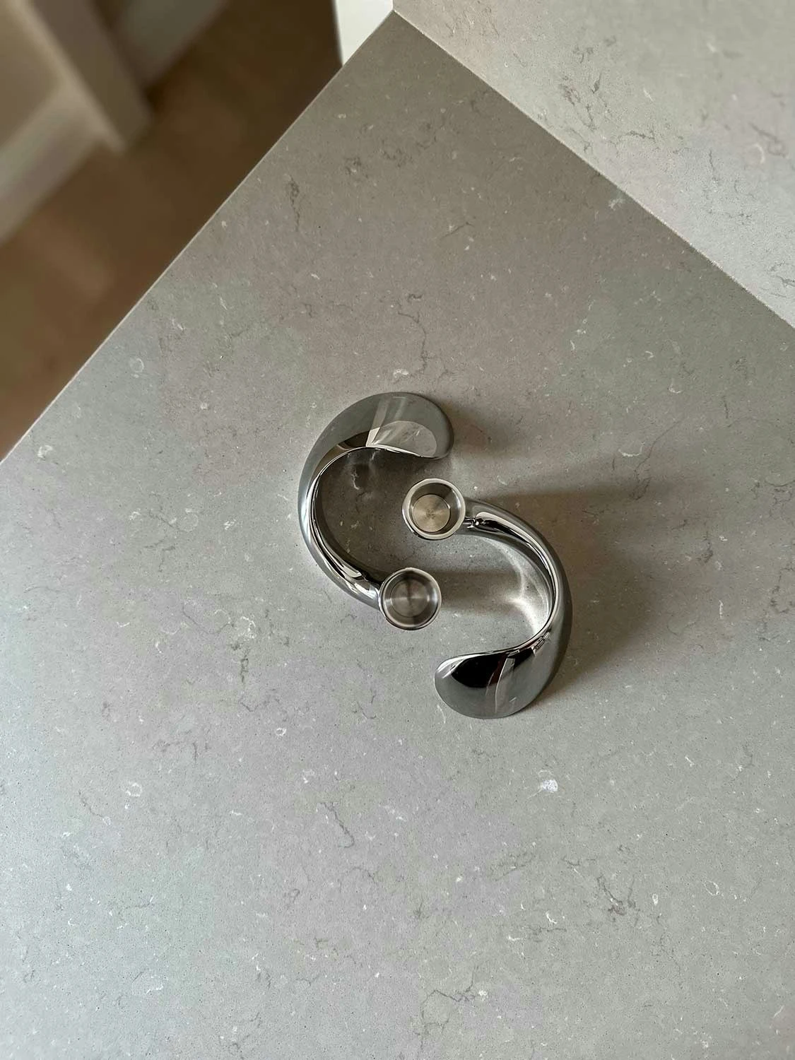 Georg Jensen Bloom Candle Holder Set Of 2, Stainless Steel 8 Georg Jensen Bloom Candle Holder Set Of 2, Stainless Steel - Image 6