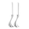 Georg Jensen Cobra Candle Holders 2 Pcs, Candles Included 2 Georg Jensen Cobra Candle Holders 2 Pcs, Candles Included -Gubi Furni Sales georg jensen cobra candle holders 2 pcs candles included 0