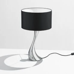 Georg Jensen Cobra Table Lamp E27, Medium, Black -Gubi Furni Sales georg jensen cobra table lamp 1