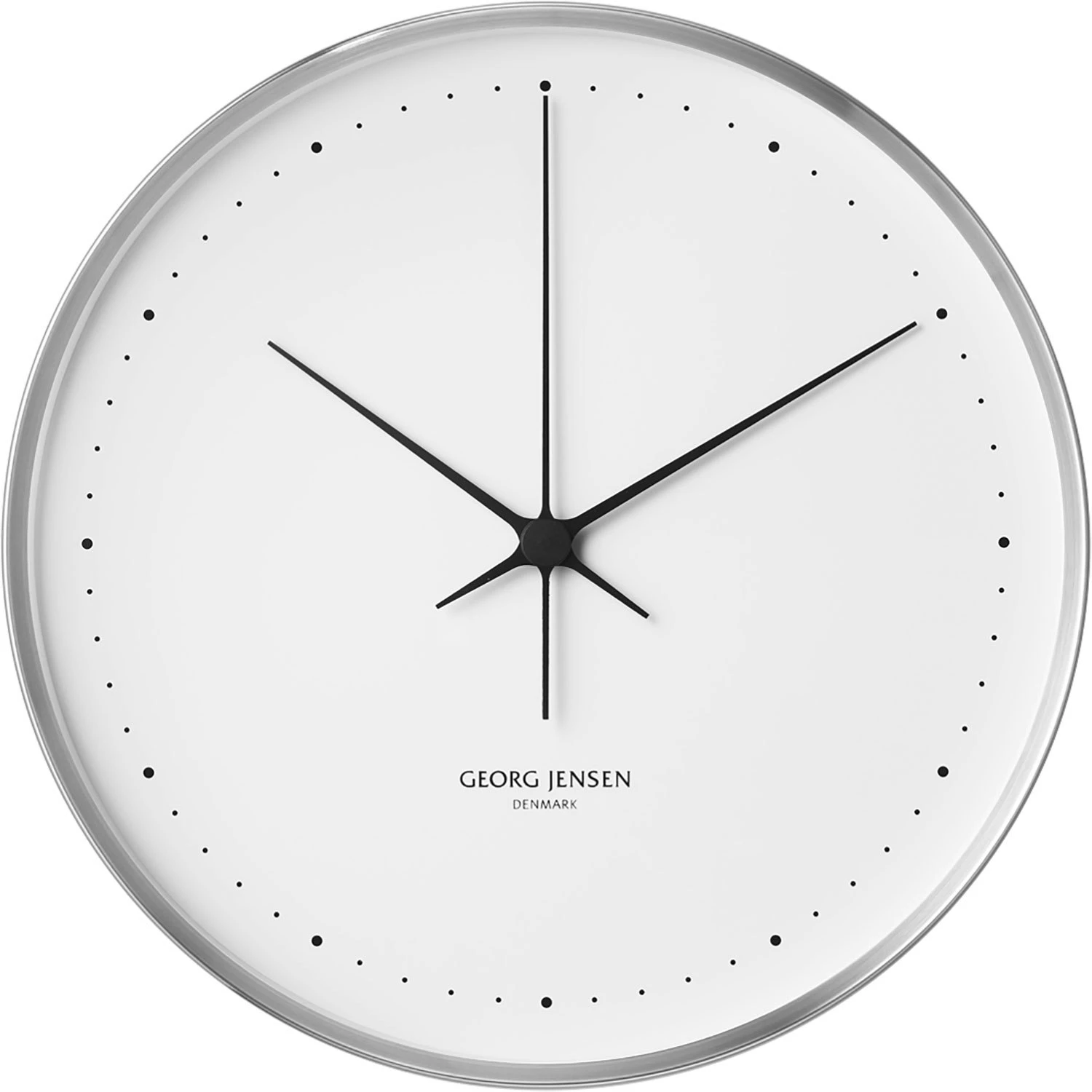 Georg Jensen Koppel Wall Clock 40 Cm, Stainless Steel 3 Georg Jensen Koppel Wall Clock 40 Cm, Stainless Steel