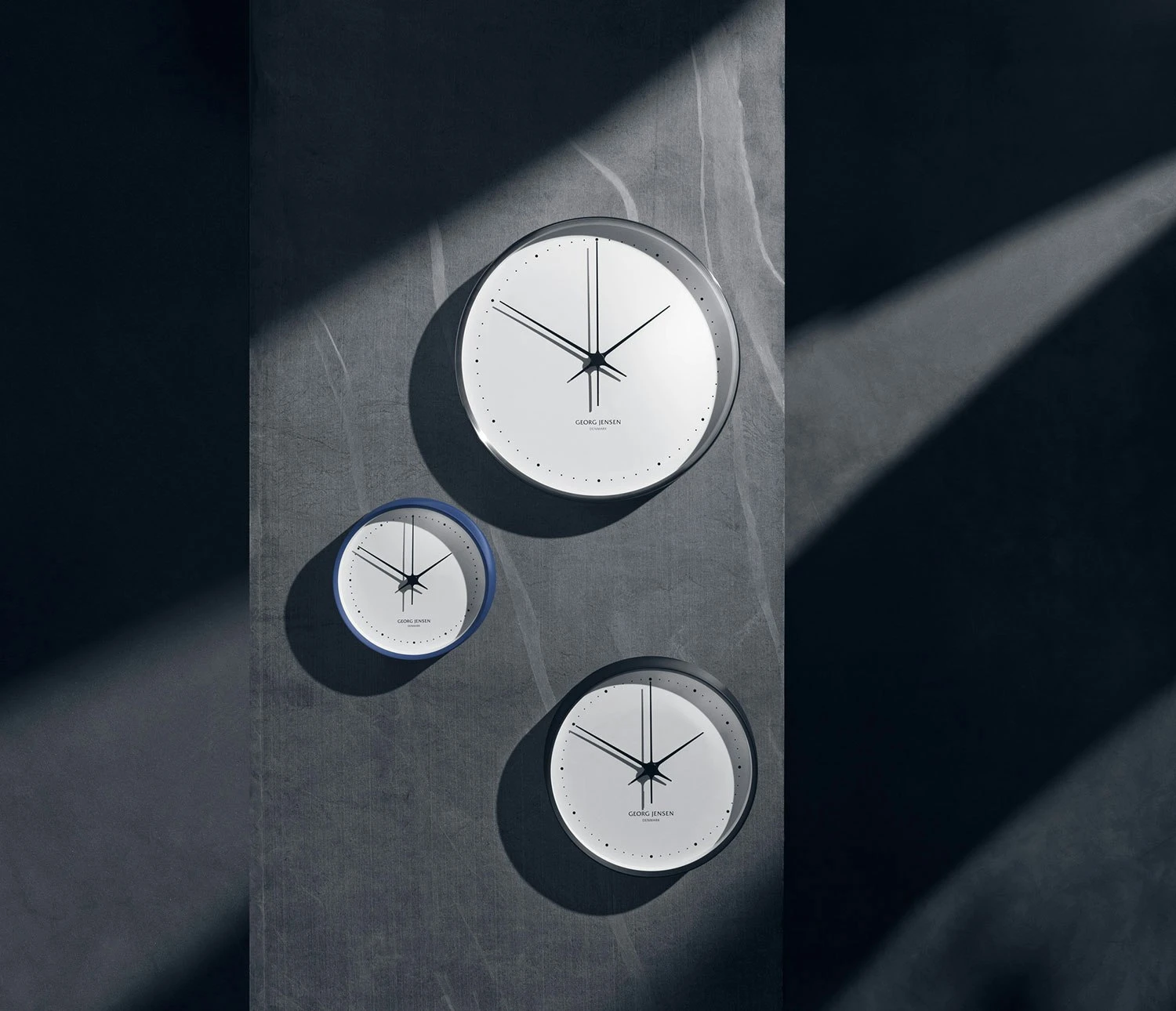 Georg Jensen Koppel Wall Clock 40 Cm, Stainless Steel 4 Georg Jensen Koppel Wall Clock 40 Cm, Stainless Steel - Image 2