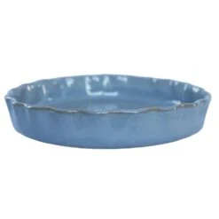 Provence Pie Dish 30x4 Cm, Blue Grey