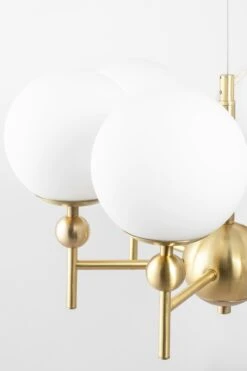 Globen Lighting Astrid 50 Pendant, Brushed Brass 7 Globen Lighting Astrid 50 Pendant, Brushed Brass -Gubi Furni Sales globen lighting astrid pendant brushed brass white 8