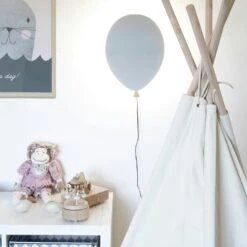 Globen Lighting Balloon Wall Lamp LED, Grey -Gubi Furni Sales globen lighting balloon wall lamp led 6