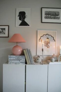 Globen Lighting Iris 35 Table Lamp, Blush -Gubi Furni Sales globen lighting iris 35 17