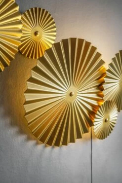 Globen Lighting Omega Wall Lamp, Gold -Gubi Furni Sales globen lighting omega wall lamp 3