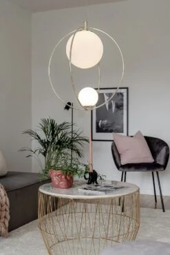 Globen Lighting Saint 60 Pendant, Brass -Gubi Furni Sales globen lighting saint 60 pendant 1