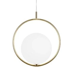 Globen Lighting Saint Pendant, Brass