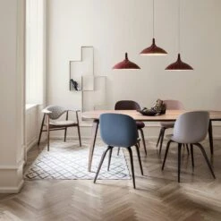 Gubi 1965 Pendant, Brass/Red -Gubi Furni Sales gubi 1965 pendant brass 10