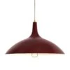 Gubi 1965 Pendant, Brass/Red