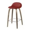 Gubi 3D Barstool Wood Base Walnut, 65 Cm, Hirek Shy Cherry -Gubi Furni Sales gubi 3d barstool wood base walnut hirek 18