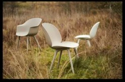 Gubi Bat Dining Chair Outdoor, Alabaster White -Gubi Furni Sales gubi bat dining chair outdoor 2