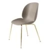 Gubi Beetle Dining Chair Un-upholstered, Conic Base Brass, New Beige -Gubi Furni Sales gubi beetle dining chair unupholstered conic base brass 7