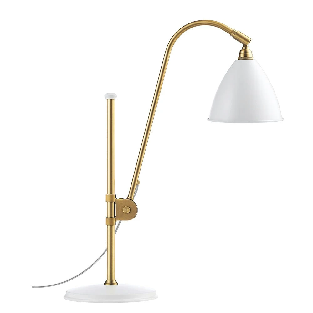Gubi Bestlite BL1 Table Lamp, Brass/White 3 Gubi Bestlite BL1 Table Lamp, Brass/White