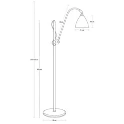 Gubi Bestlite BL3 M Floor Lamp, Chrome/Black -Gubi Furni Sales gubi bestlite bl3 m floor lamp 0 2