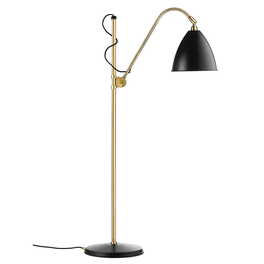 Gubi Bestlite BL3 M Floor Lamp, Brass/Black 3 Gubi Bestlite BL3 M Floor Lamp, Brass/Black