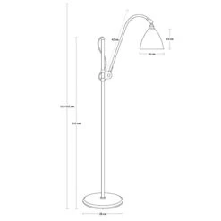 Gubi Bestlite BL3S Floor Lamp, Chrome/Black -Gubi Furni Sales gubi bestlite bl3 s floor lamp 3