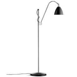 Gubi Bestlite BL3S Floor Lamp, Chrome/Black