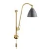 Gubi Bestlite BL5 Wall Lamp, Brass/ Grey -Gubi Furni Sales gubi bestlite bl5 wall lamp 6