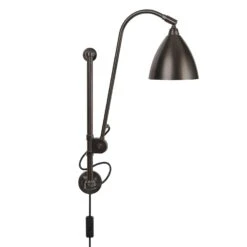 Gubi Bestlite BL5 Wall Lamp, Black Brass/Black Brass