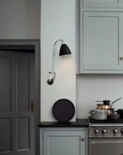 Gubi Bestlite BL6 Wall Lamp, Chrome/Black -Gubi Furni Sales gubi bestlite bl6 wall lamp 4 2