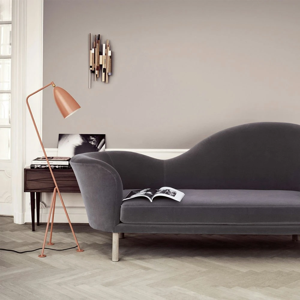 Gubi Gräshoppa Floor Lamp, Blue Grey 6 Gubi Gräshoppa Floor Lamp, Blue Grey - Image 4