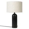 Gubi Gravity Table Lamp Small, Black Marble / Canvas