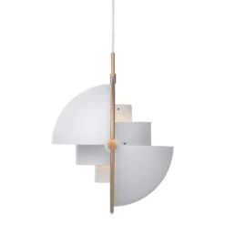 Gubi Multi-Lite Pendant 36 Cm, Brass / White Semi-matte -Gubi Furni Sales gubi multi lite pendant 36 cm 13
