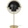 Gubi Multi-Lite Table Lamp, Brass / Black