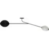 Gubi Satellite Wall/Ceiling Lamp, Black / White